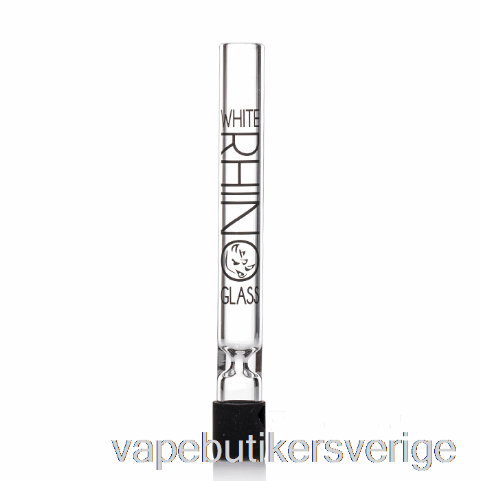 Vape Sverige Vit Rhino Glas Chillum Klar